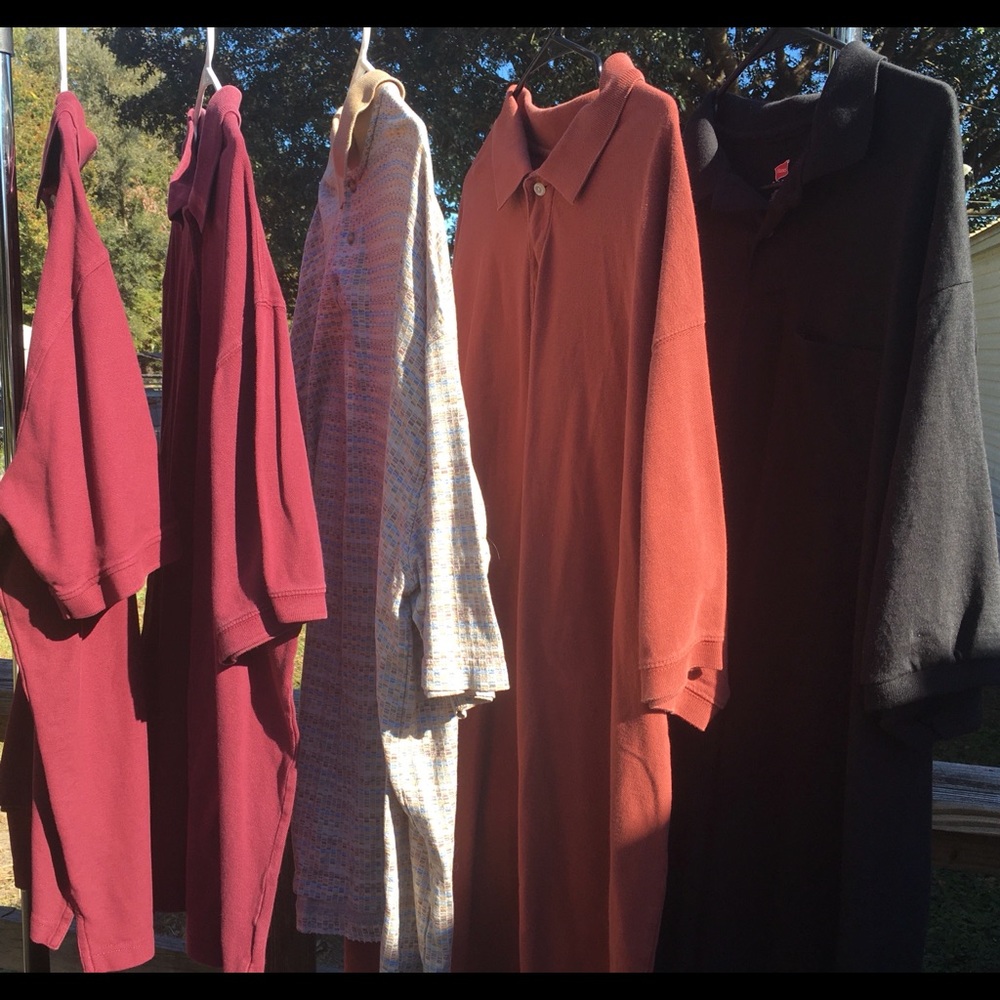 5 men’s shirts